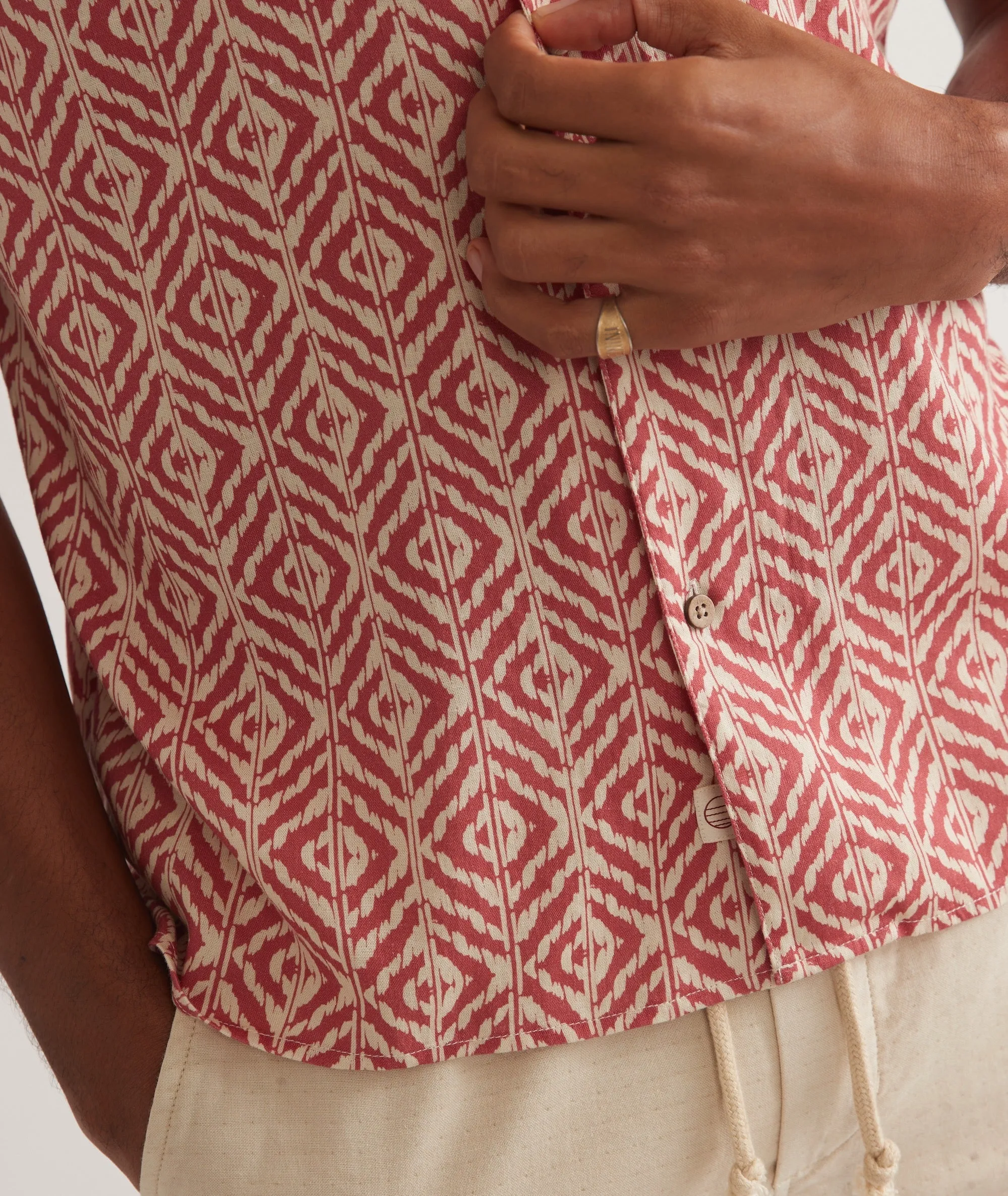 TENCEL Linen Resort Shirt sold by Marine Layer product image thumbnail 3