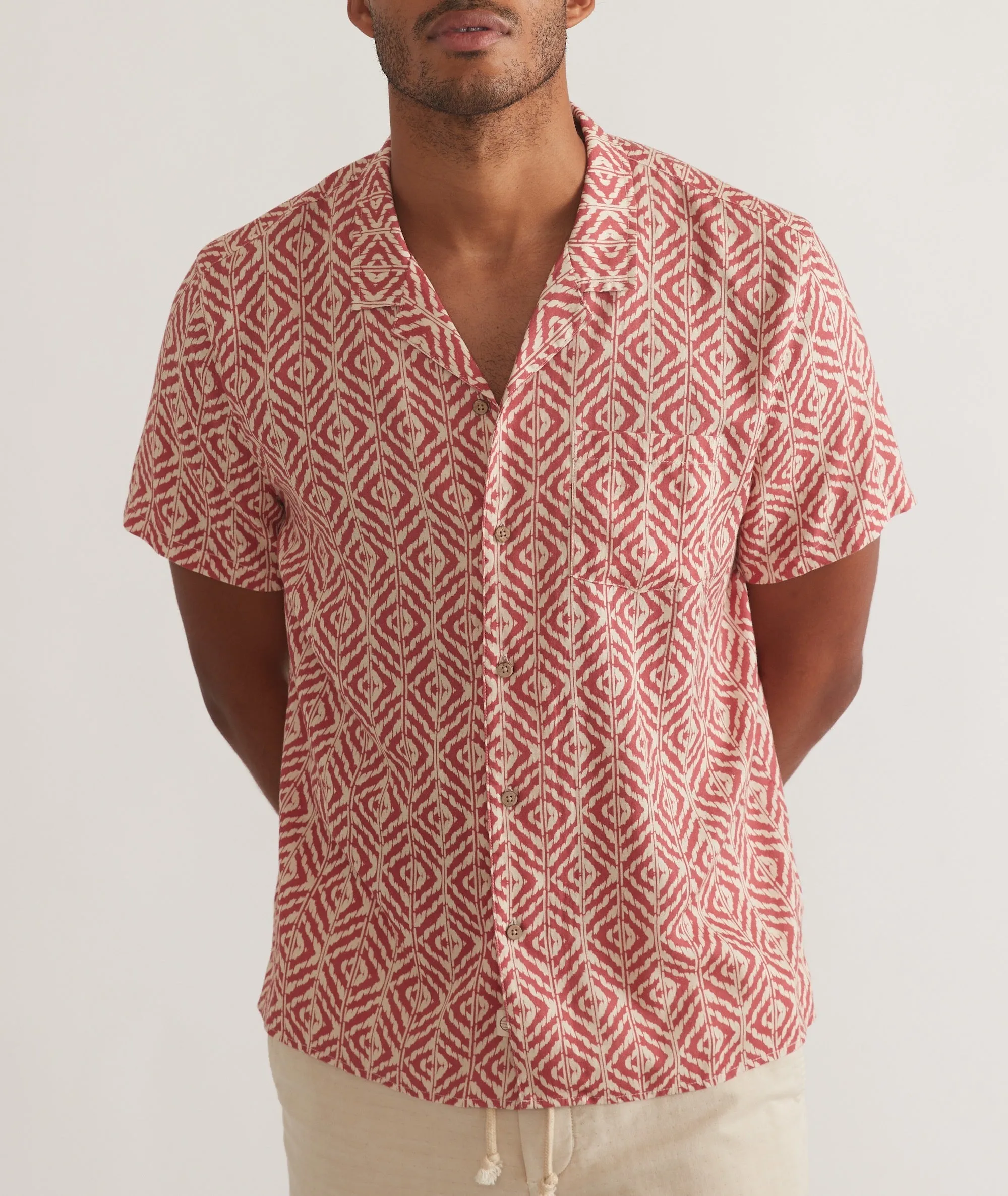 TENCEL Linen Resort Shirt sold by Marine Layer product image thumbnail 4