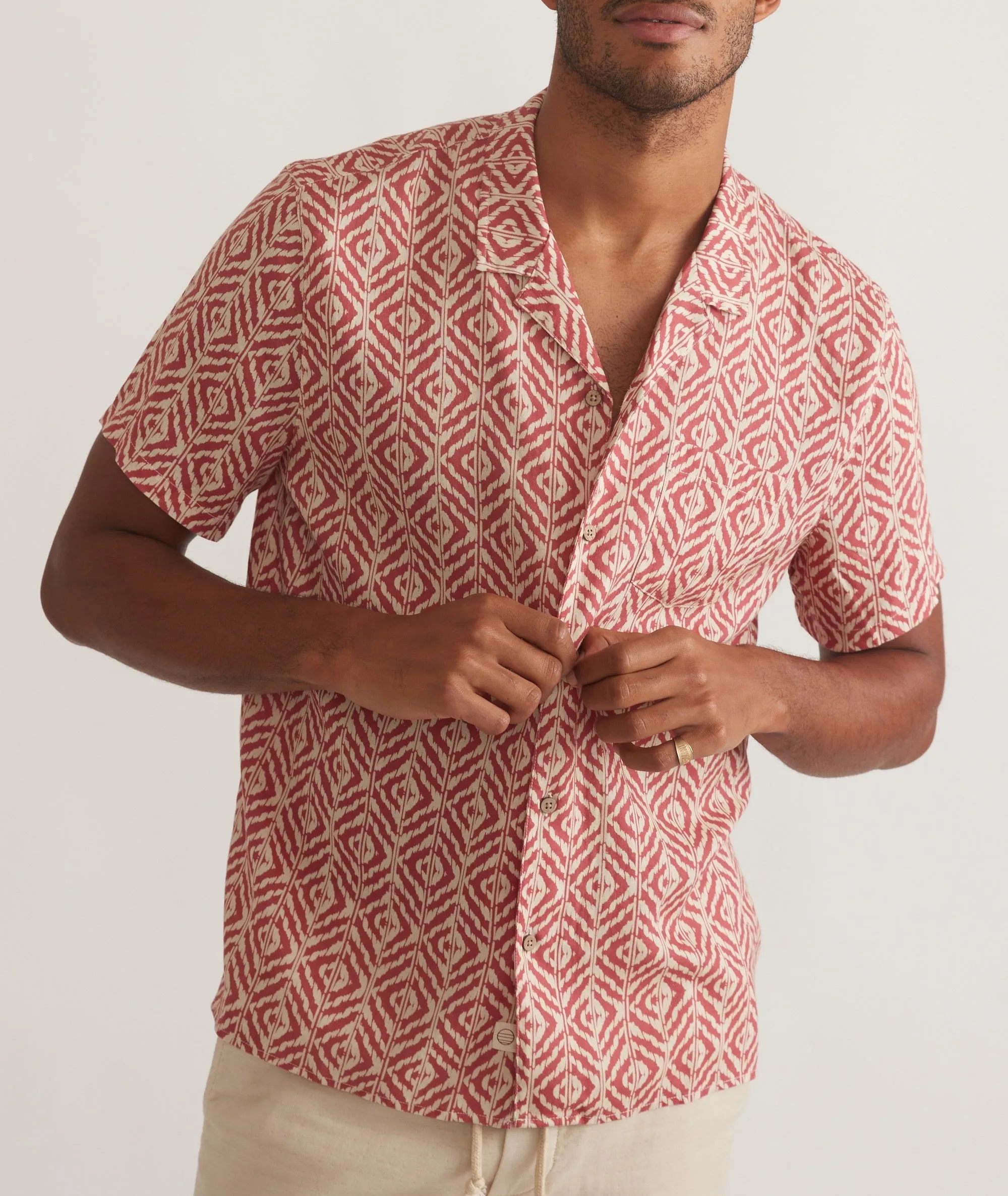 TENCEL Linen Resort Shirt sold by Marine Layer product image thumbnail 2