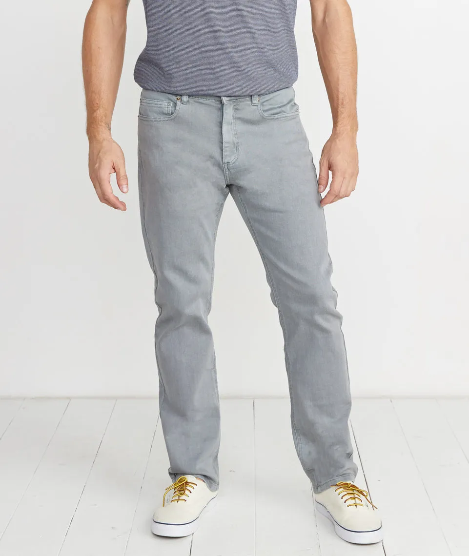 Straight 5 Pocket Pant in Medium Grey sold by Marine Layer product image thumbnail 2