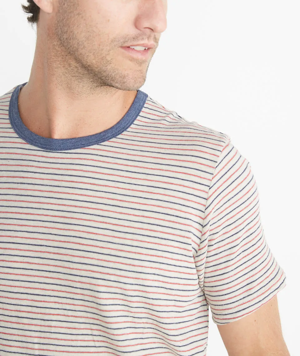 Dean Striped Crewneck sold by Marine Layer product image thumbnail 3