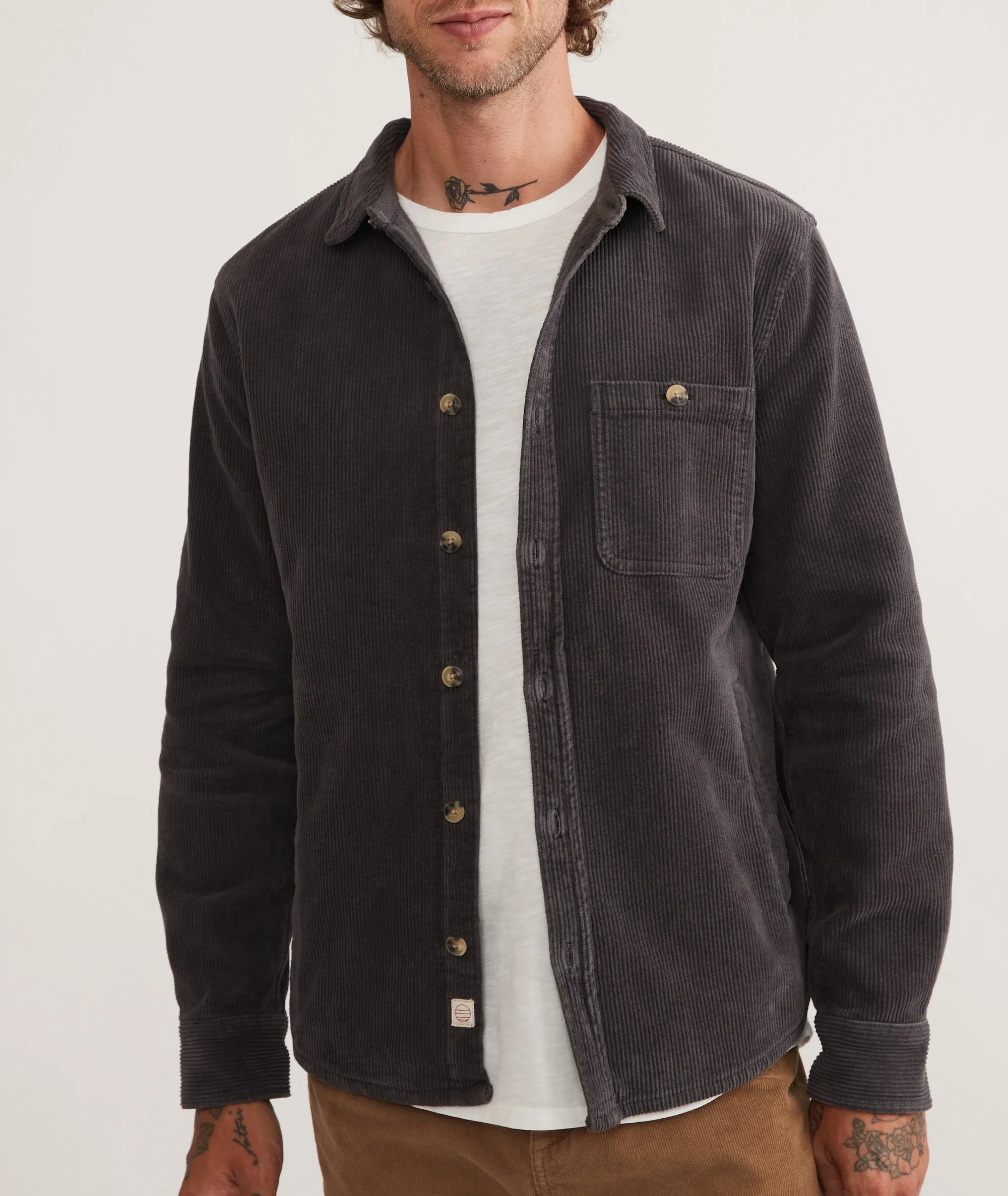 Max Broken In Corduroy Overshirt sold by Marine Layer product image thumbnail 2
