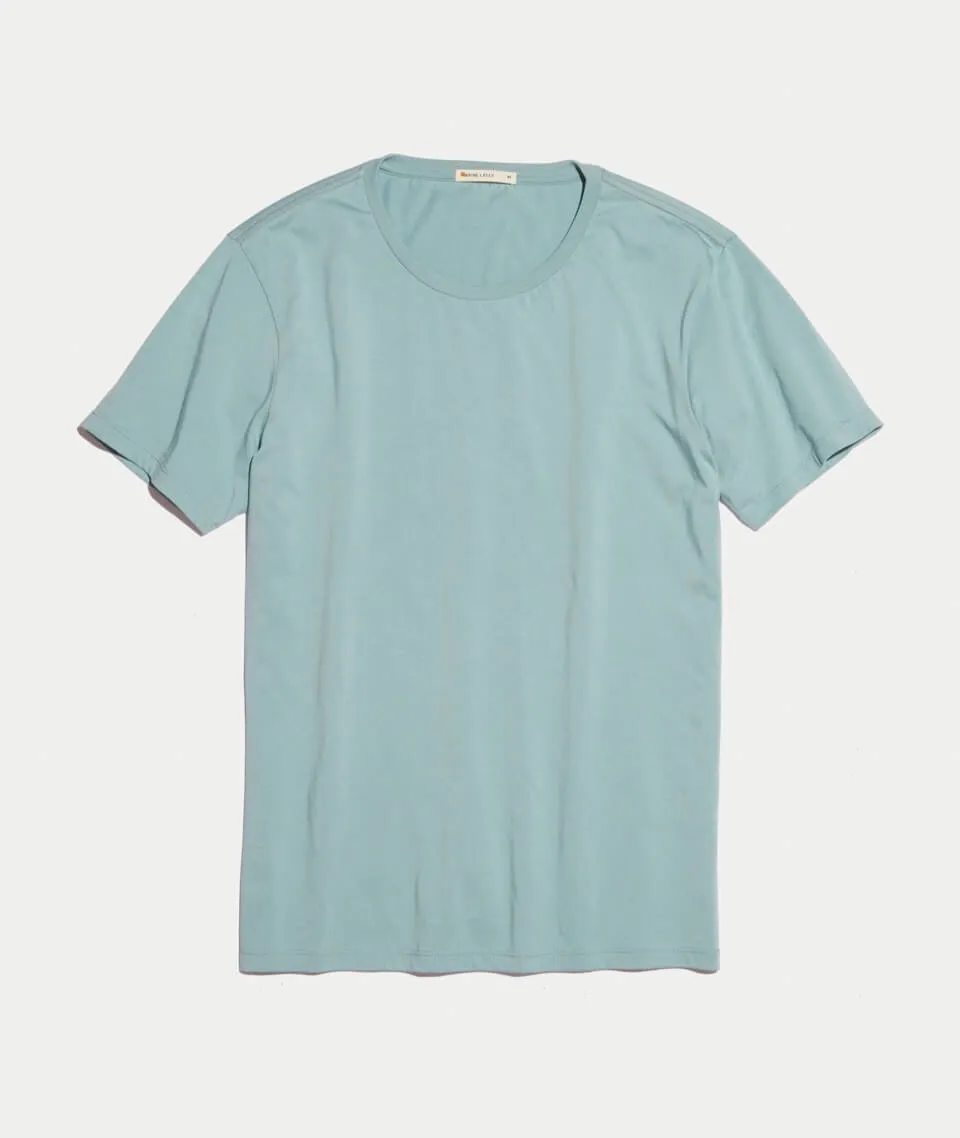 Signature Crewneck in Faded Teal sold by Marine Layer