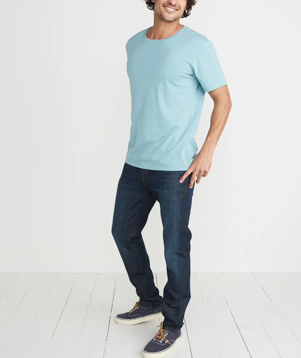 Signature Crewneck in Faded Teal sold by Marine Layer product image thumbnail 4