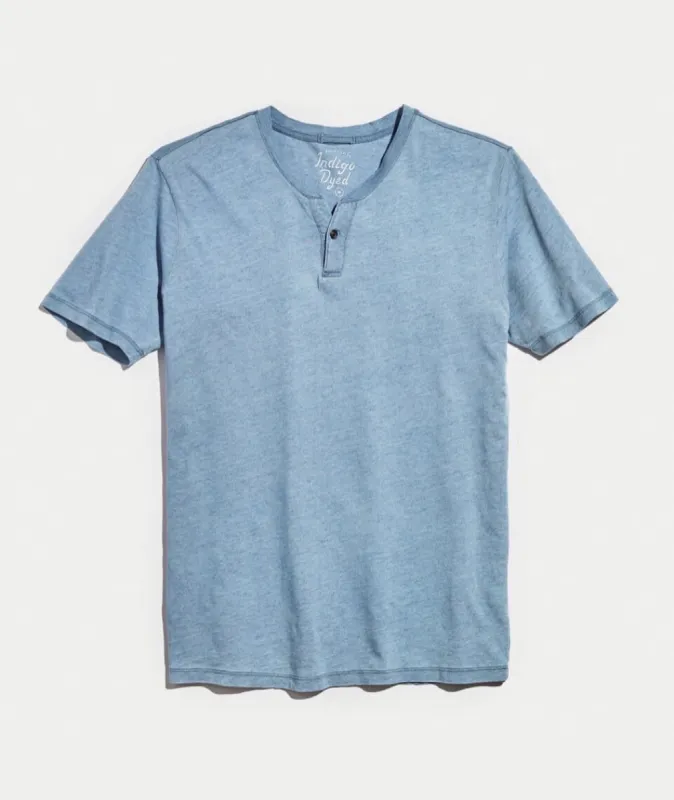 Felix Shortsleeve Henley sold by Marine Layer