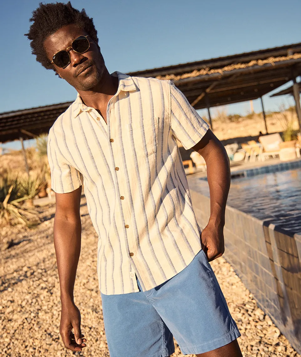 Stretch Selvage Short Sleeve Shirt sold by Marine Layer product image thumbnail 3