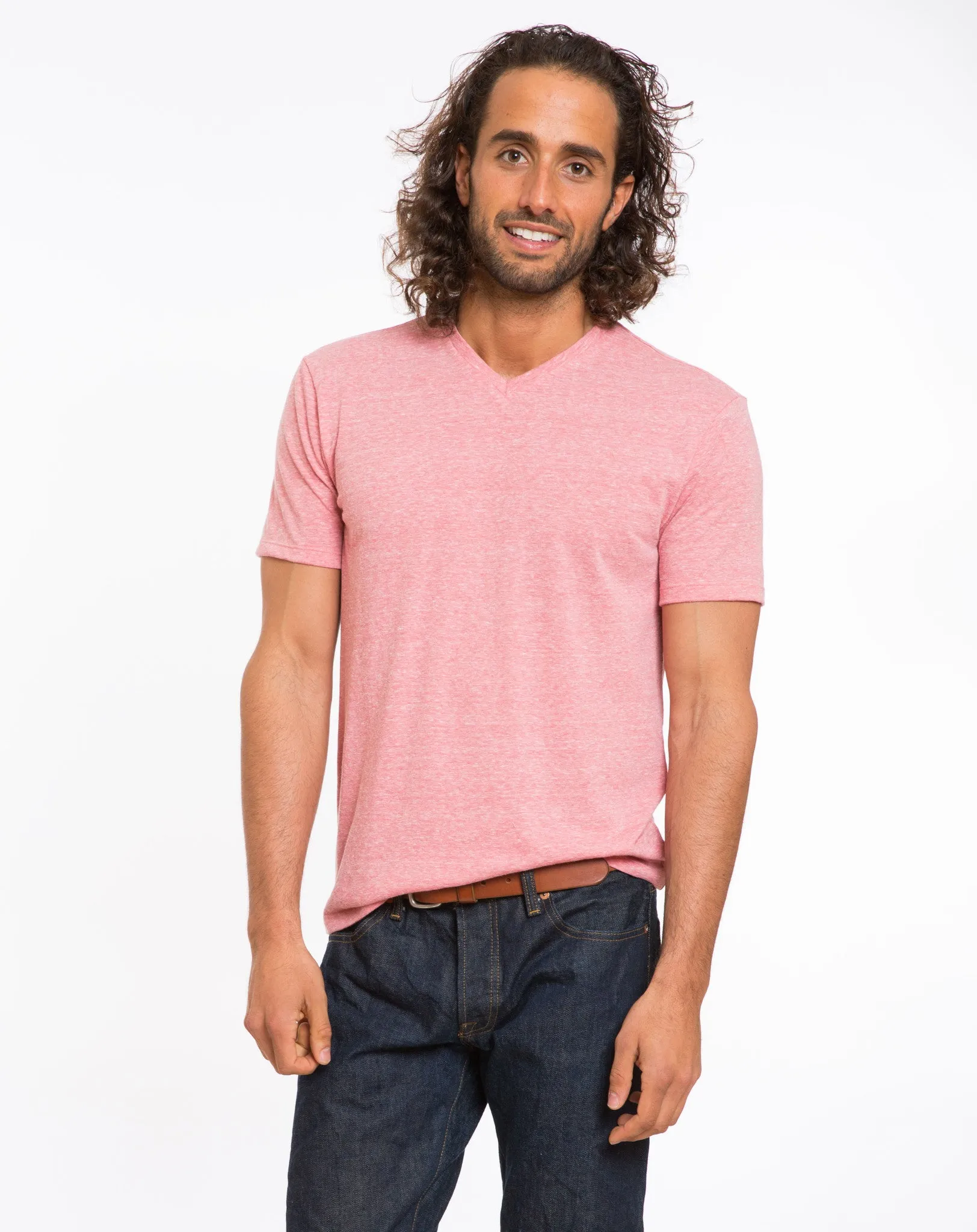 Tri-Blend V-neck - Faded Red sold by Marine Layer
