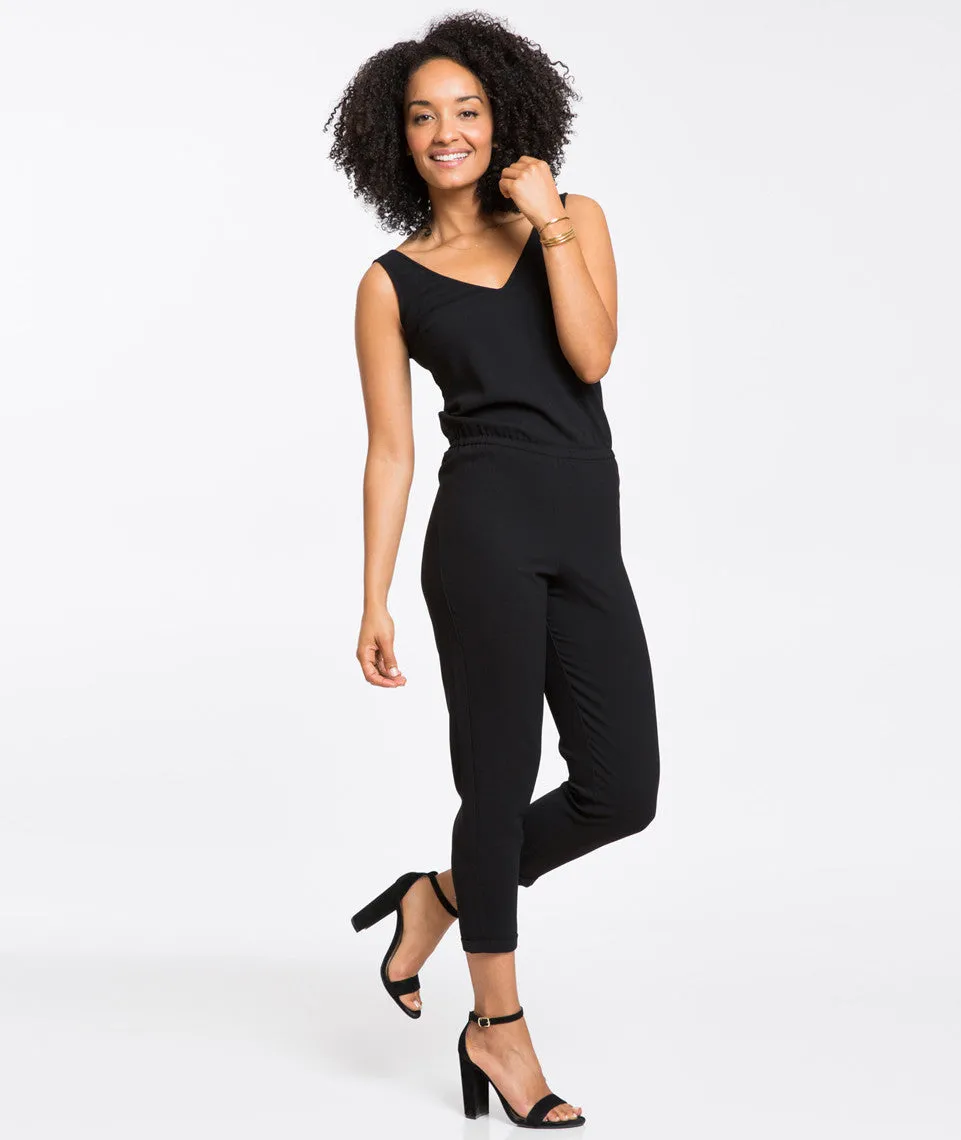 Alexa Crepe Jumpsuit sold by Marine Layer