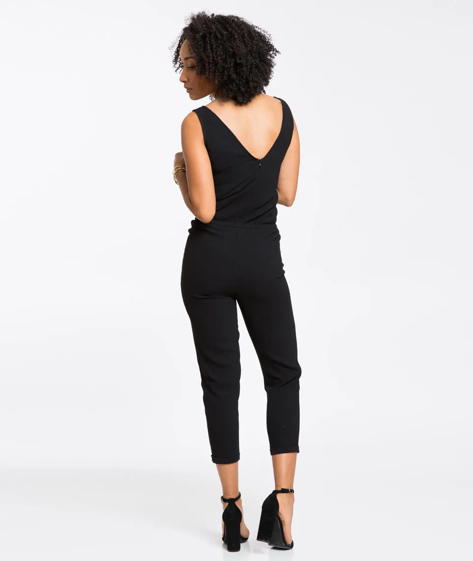 Alexa Crepe Jumpsuit sold by Marine Layer product image thumbnail 2
