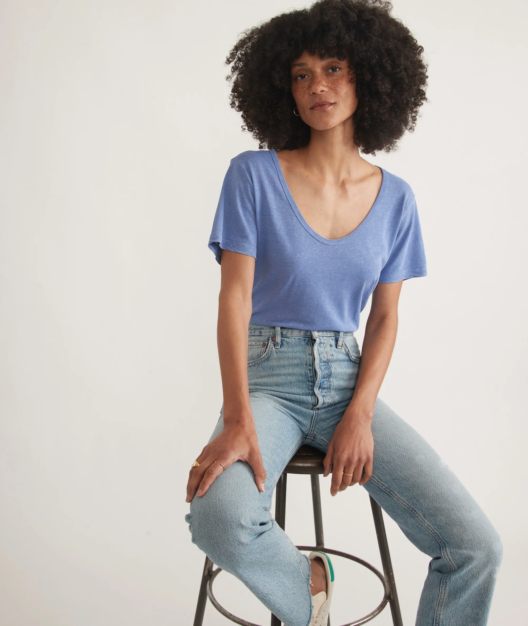 Hemp Cotton Tee sold by Marine Layer