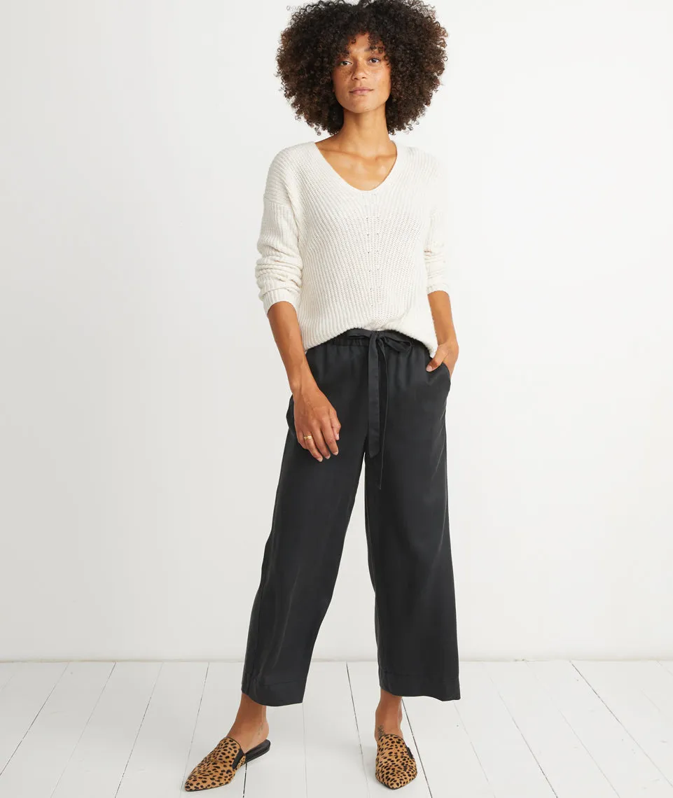 Spruce Wide Leg Pant in Faded Black sold by Marine Layer product image thumbnail 3