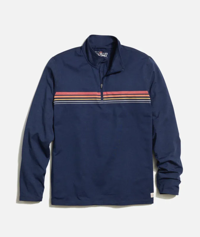 Re-Spun Sport Quarter Zip sold by Marine Layer