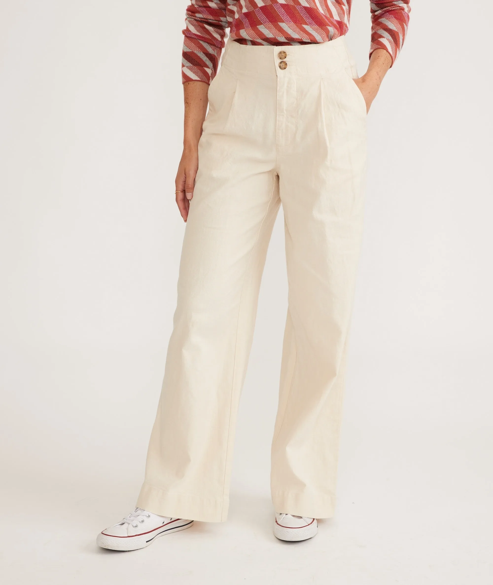 Flora High Waisted Trouser sold by Marine Layer product image thumbnail 3