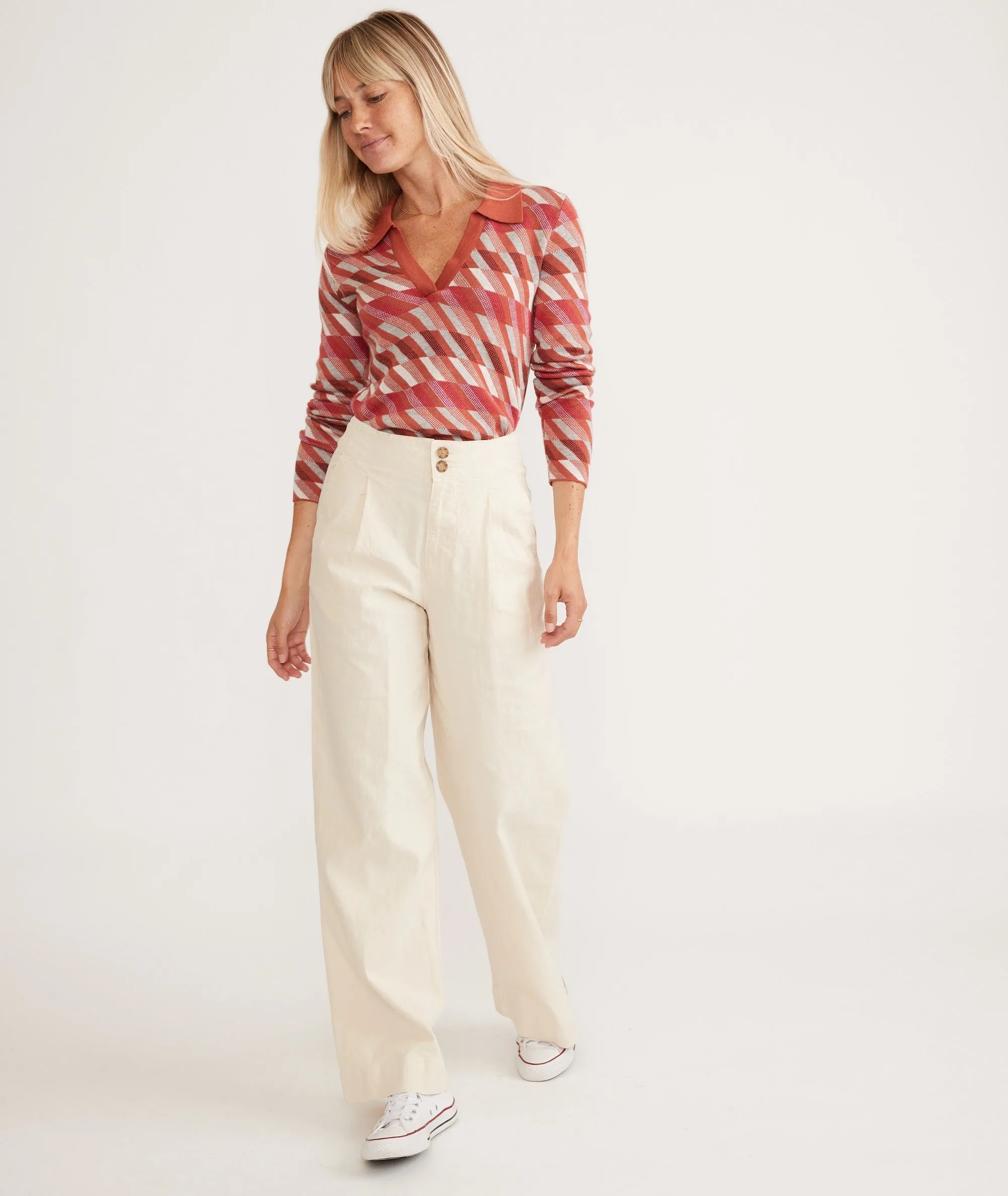 Flora High Waisted Trouser sold by Marine Layer product image thumbnail 5