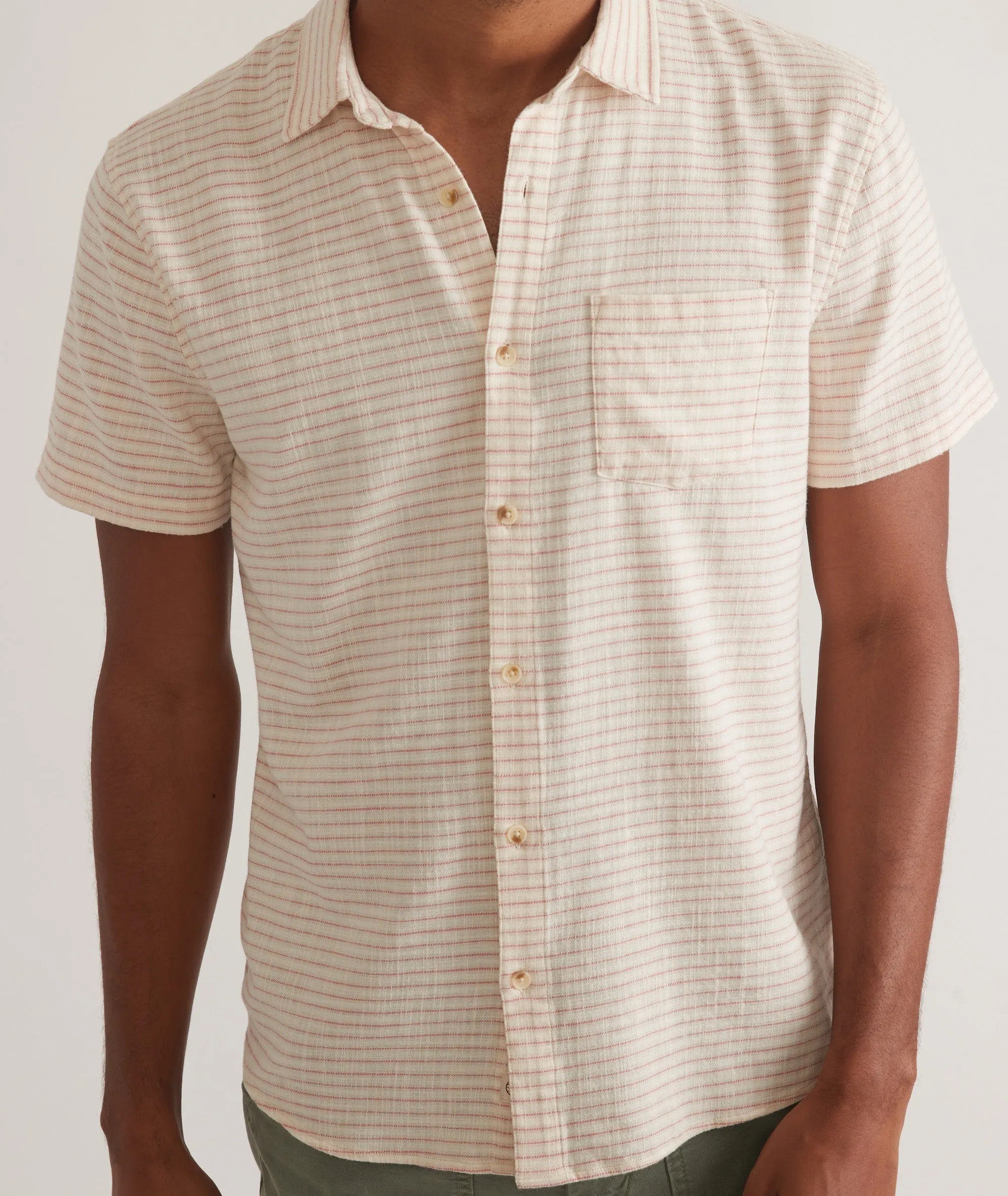 Stretch Selvage Short Sleeve Shirt sold by Marine Layer product image thumbnail 4