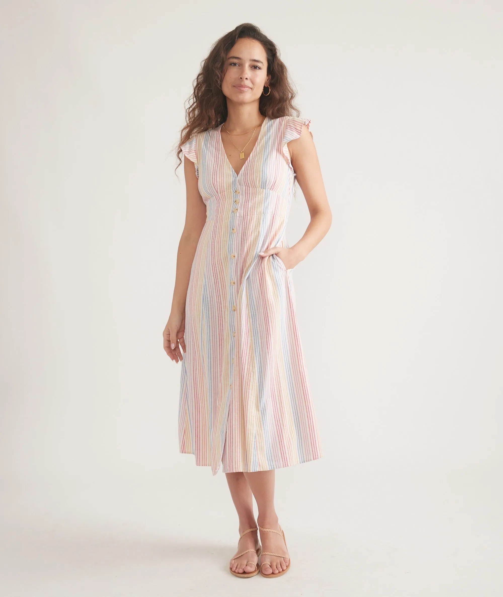 Camila Midi Dress sold by Marine Layer