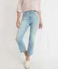 Kick Flare Jean in Medium Light Wash sold by Marine Layer