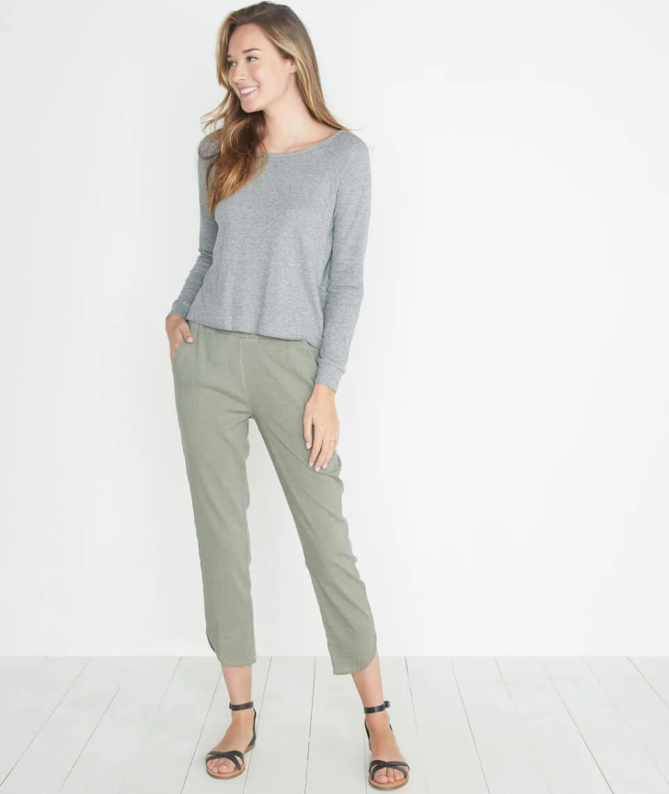 Callie Raglan in Heather Grey sold by Marine Layer product image thumbnail 2