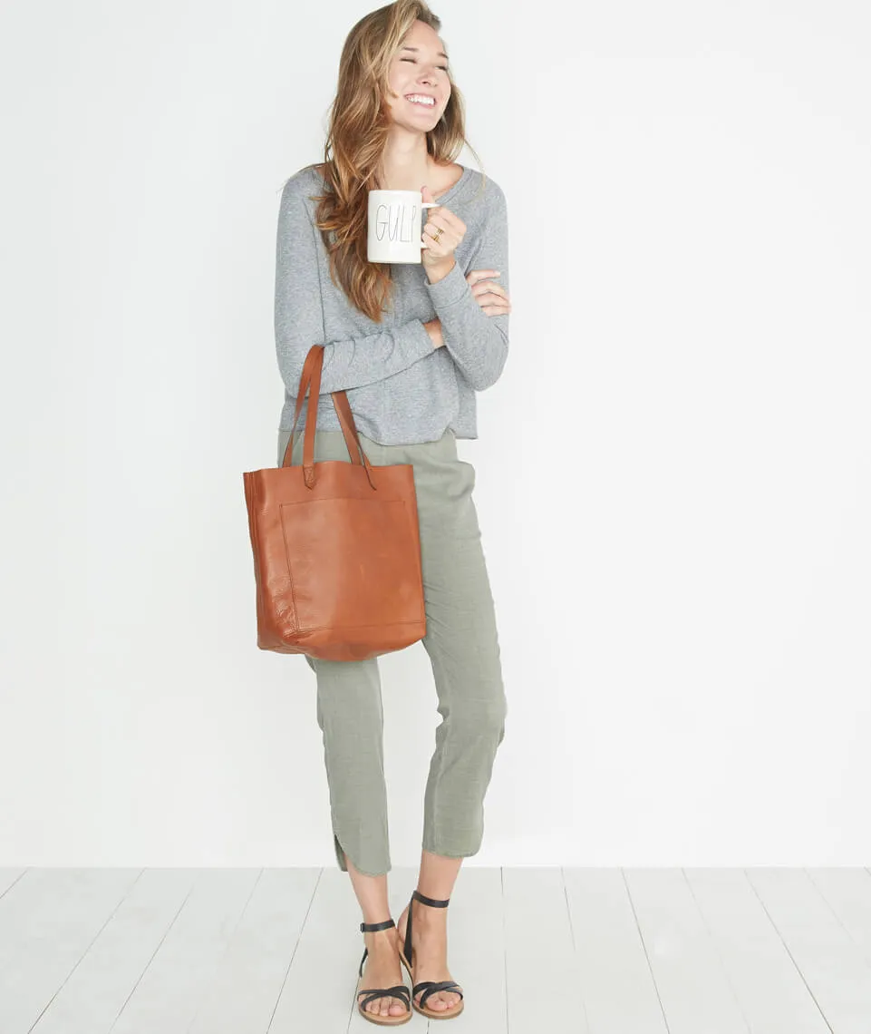 Callie Raglan in Heather Grey sold by Marine Layer product image thumbnail 5