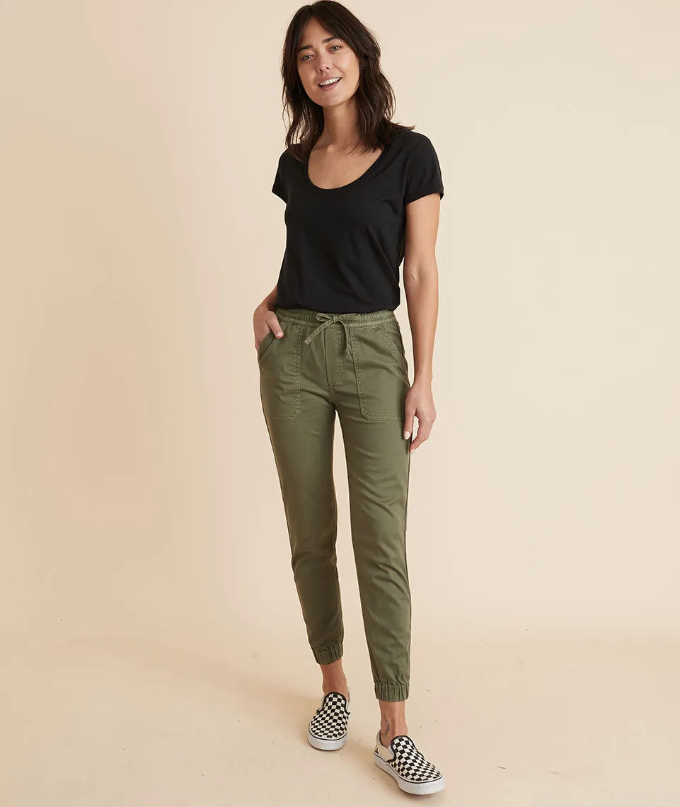 Classic Scoop Neck Tee in Black sold by Marine Layer product image thumbnail 5