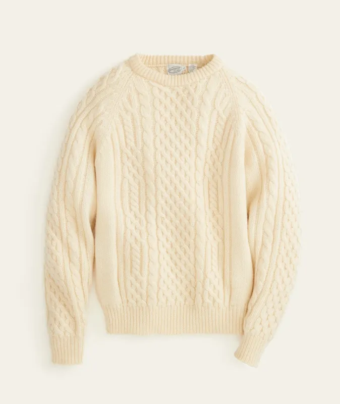 Vintage Irish Fishermen Sweater sold by Marine Layer