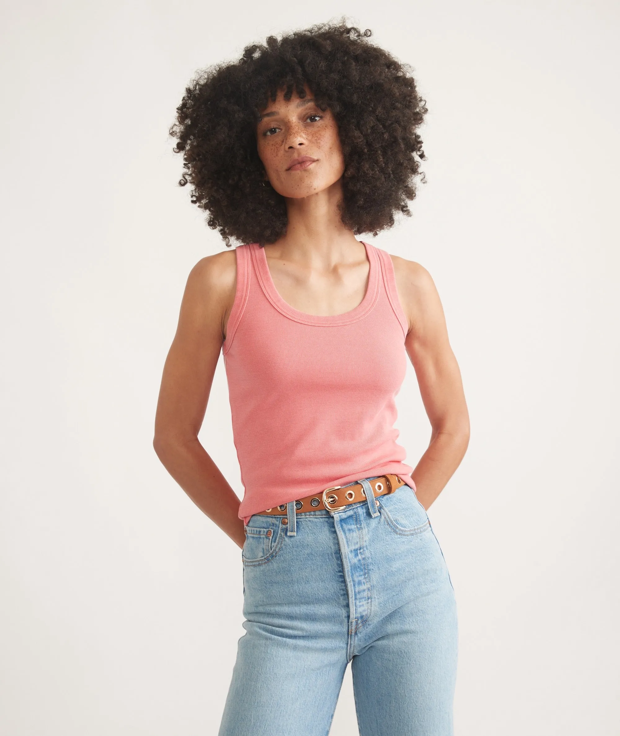 Lexi Rib Sun-In Tank sold by Marine Layer