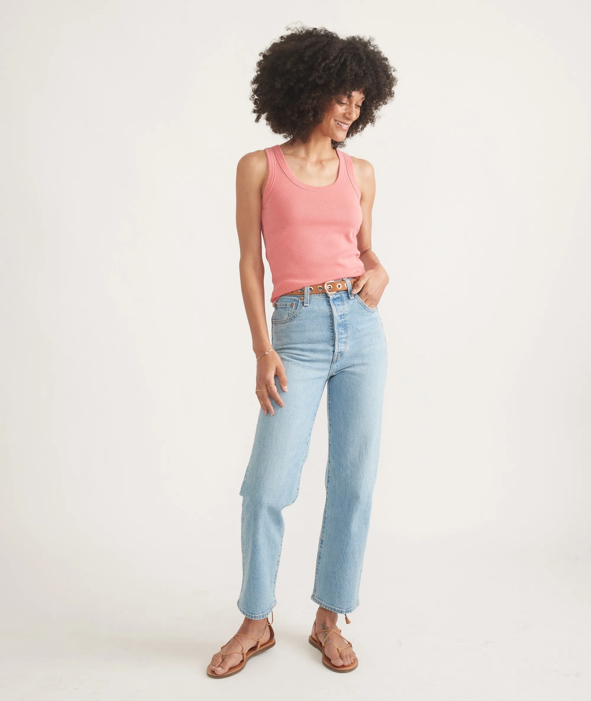 Lexi Rib Sun-In Tank sold by Marine Layer product image thumbnail 5