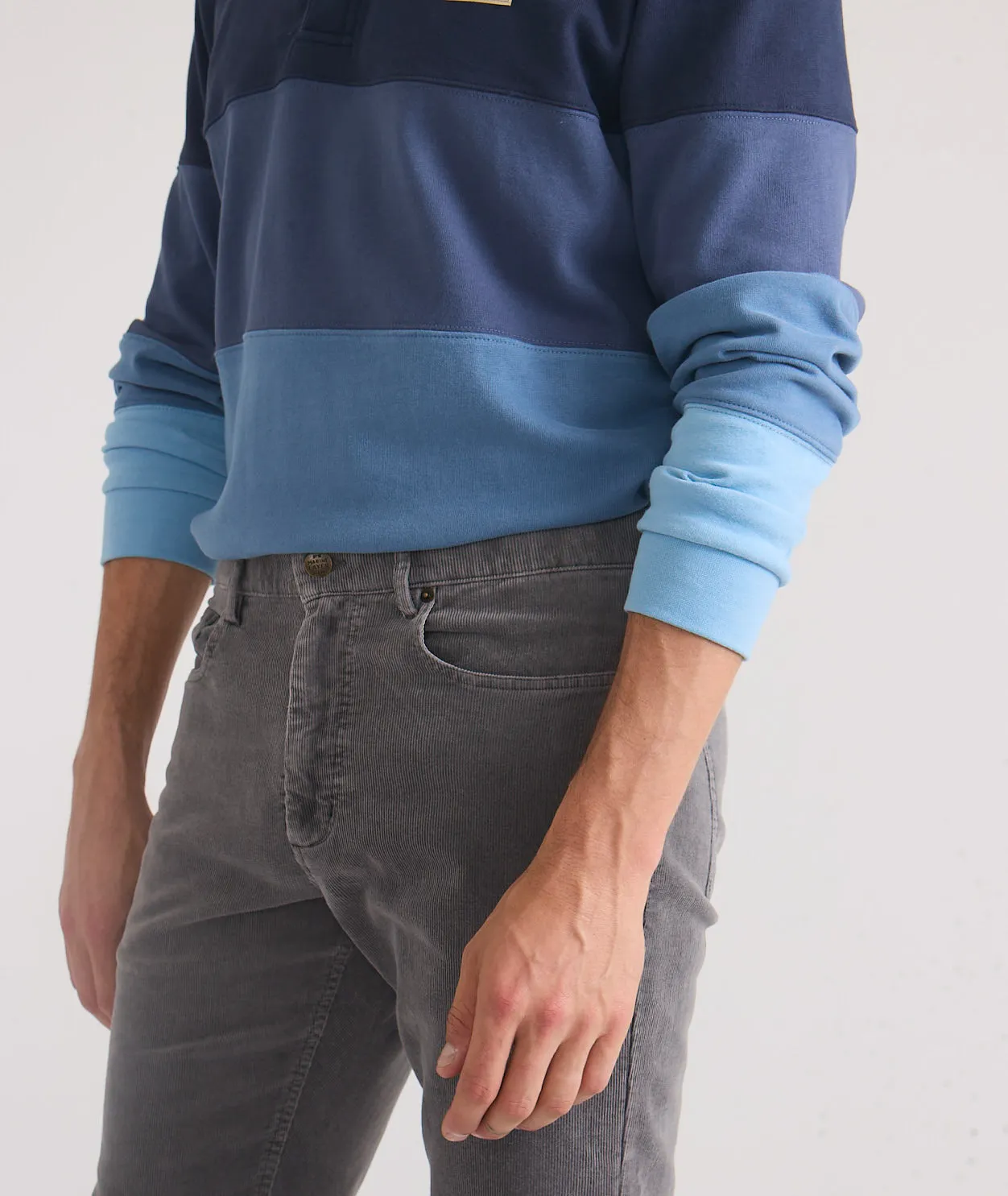 Terry Cord 5 Pocket Pant sold by Marine Layer product image thumbnail 4