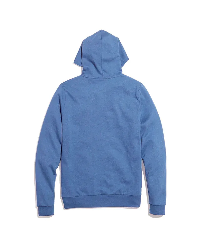Mens Afternoon Full Zip Hoodie in Faded Navy sold by Marine Layer product image thumbnail 5