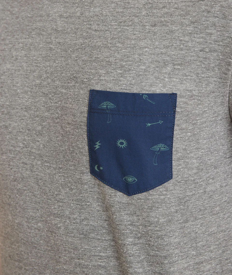 Signature Pocket Tee in Heather Grey sold by Marine Layer product image thumbnail 3