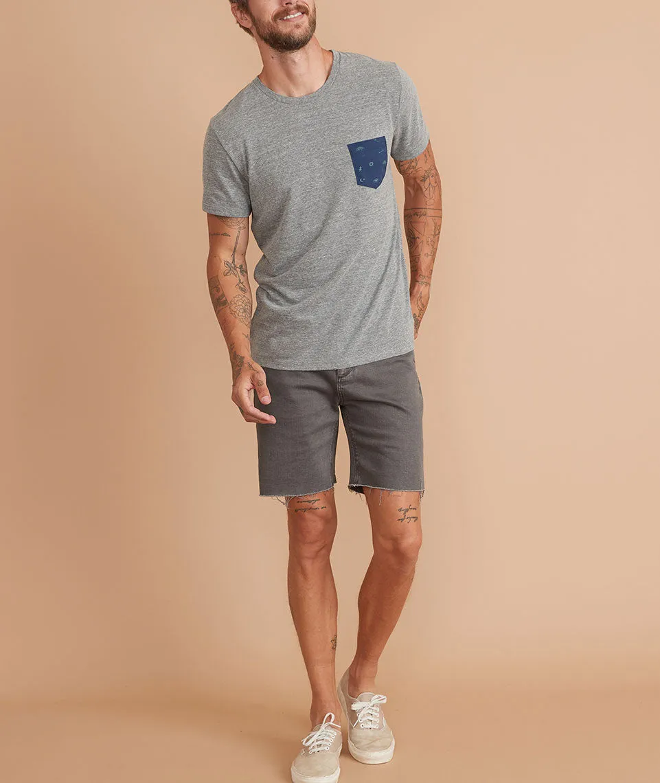 Signature Pocket Tee in Heather Grey sold by Marine Layer product image thumbnail 4