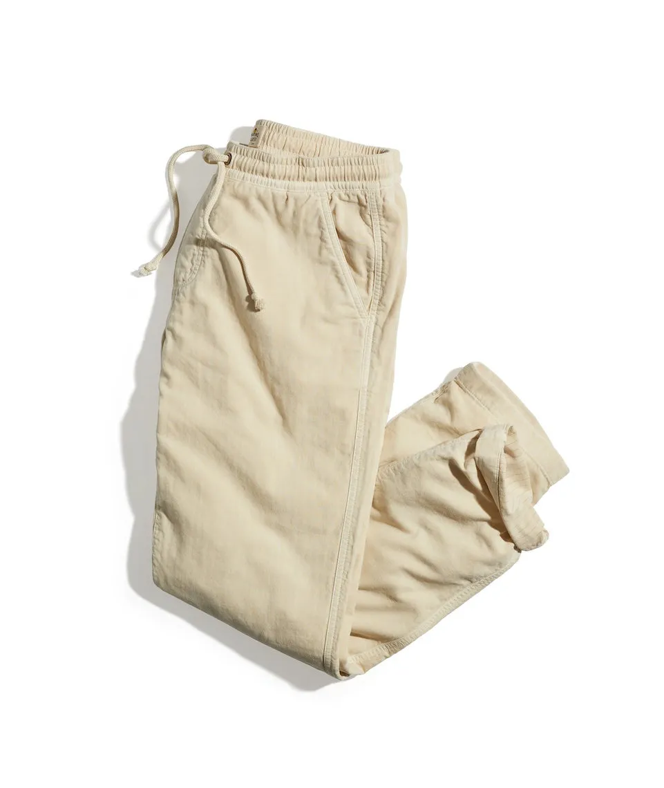 Saturday Beach Pant in Sand sold by Marine Layer