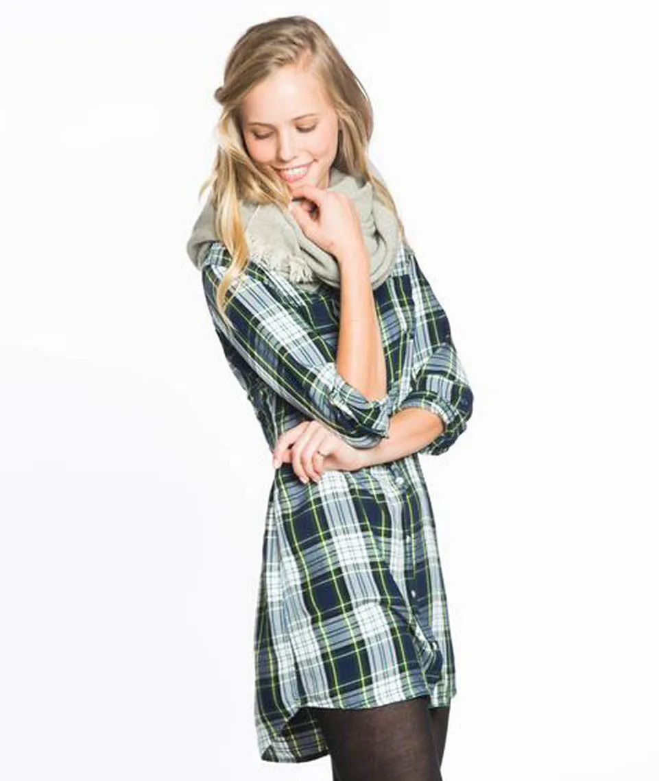 The Dahlia Plaid Dress sold by Marine Layer product image thumbnail 3