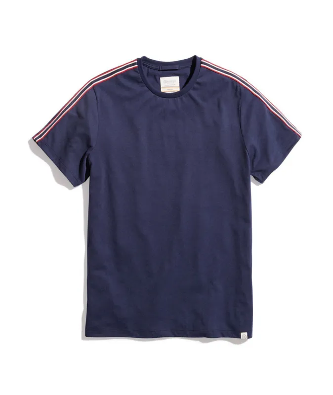 Re-Spun Starter Tee in Navy sold by Marine Layer