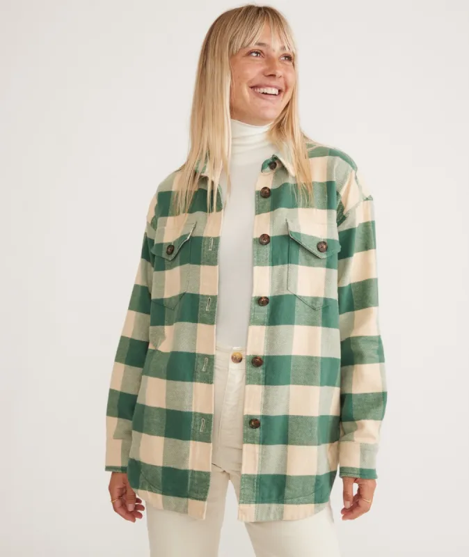 Bailey Flannel Shirt Jacket sold by Marine Layer
