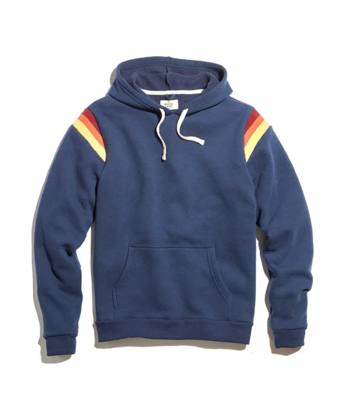Banks Hoodie in True Navy sold by Marine Layer