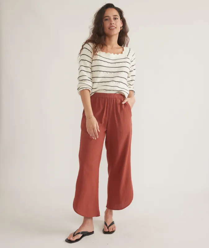 Allison Wide Leg Pant sold by Marine Layer