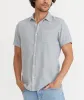 Ogden Button Down in Light Grey sold by Marine Layer
