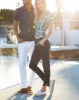 Rayon Cigarette Pant - Navy sold by Marine Layer