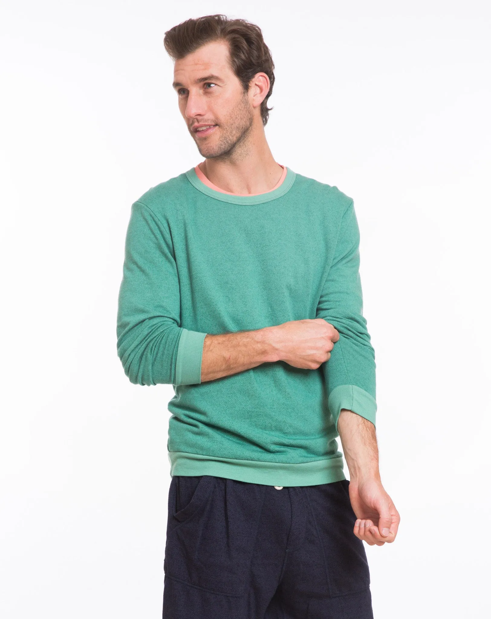 Wiwaxy Crewneck Pullover - Deep Sea sold by Marine Layer product image thumbnail 4