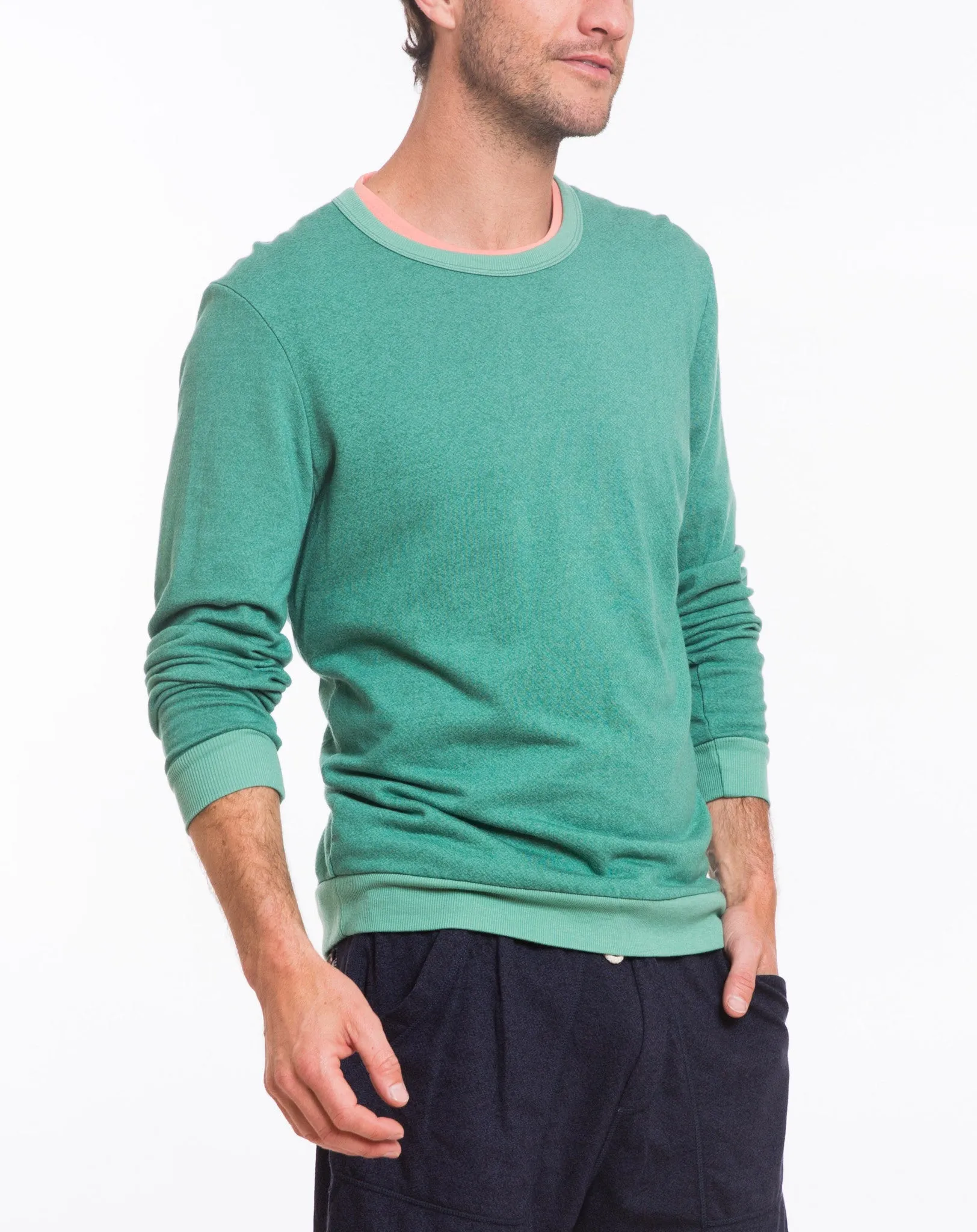Wiwaxy Crewneck Pullover - Deep Sea sold by Marine Layer product image thumbnail 3