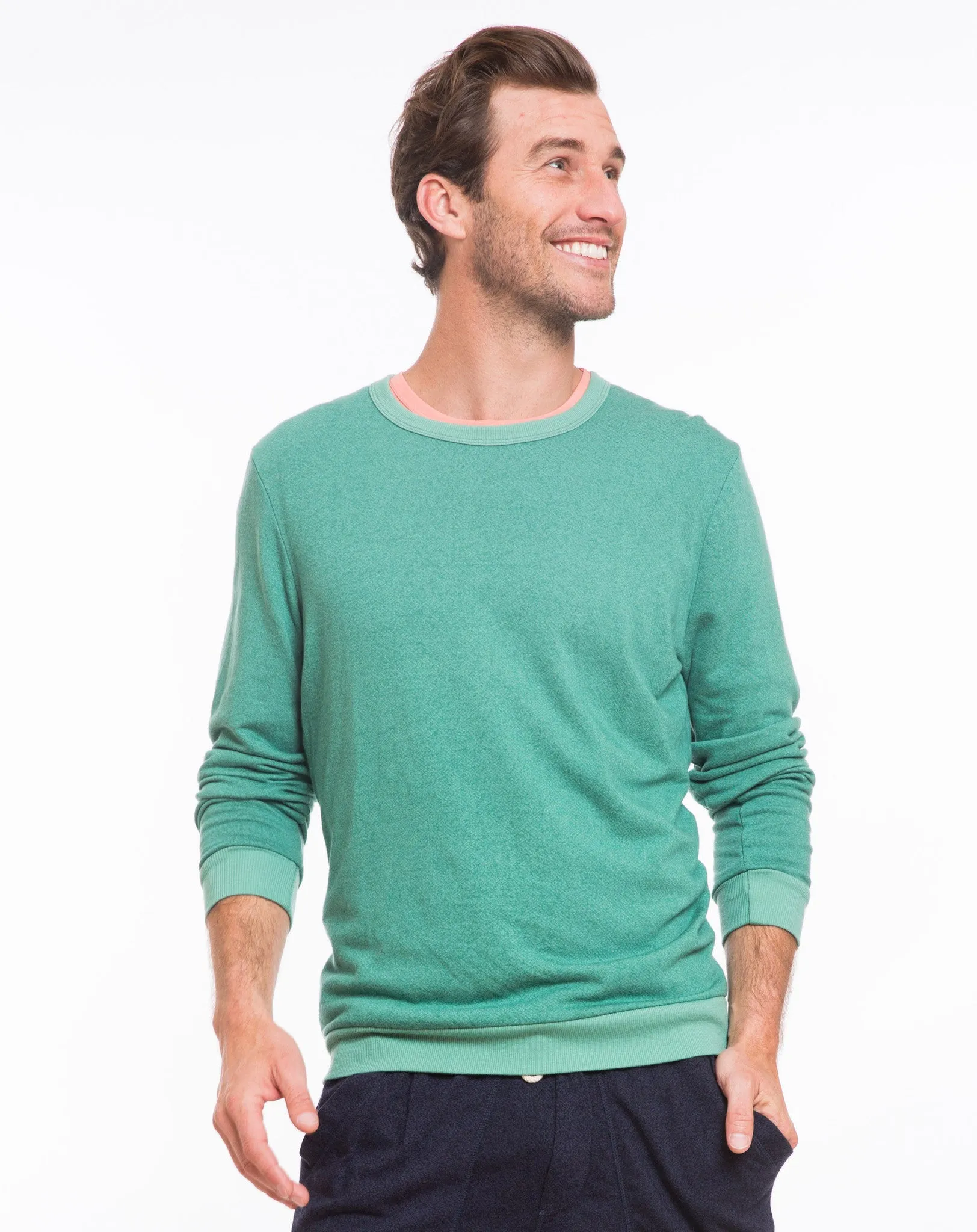 Wiwaxy Crewneck Pullover - Deep Sea sold by Marine Layer product image thumbnail 2