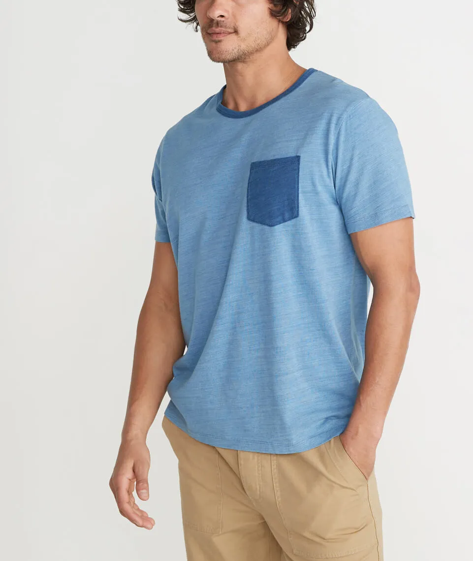 Murphy Indigo Pocket Tee sold by Marine Layer product image thumbnail 3