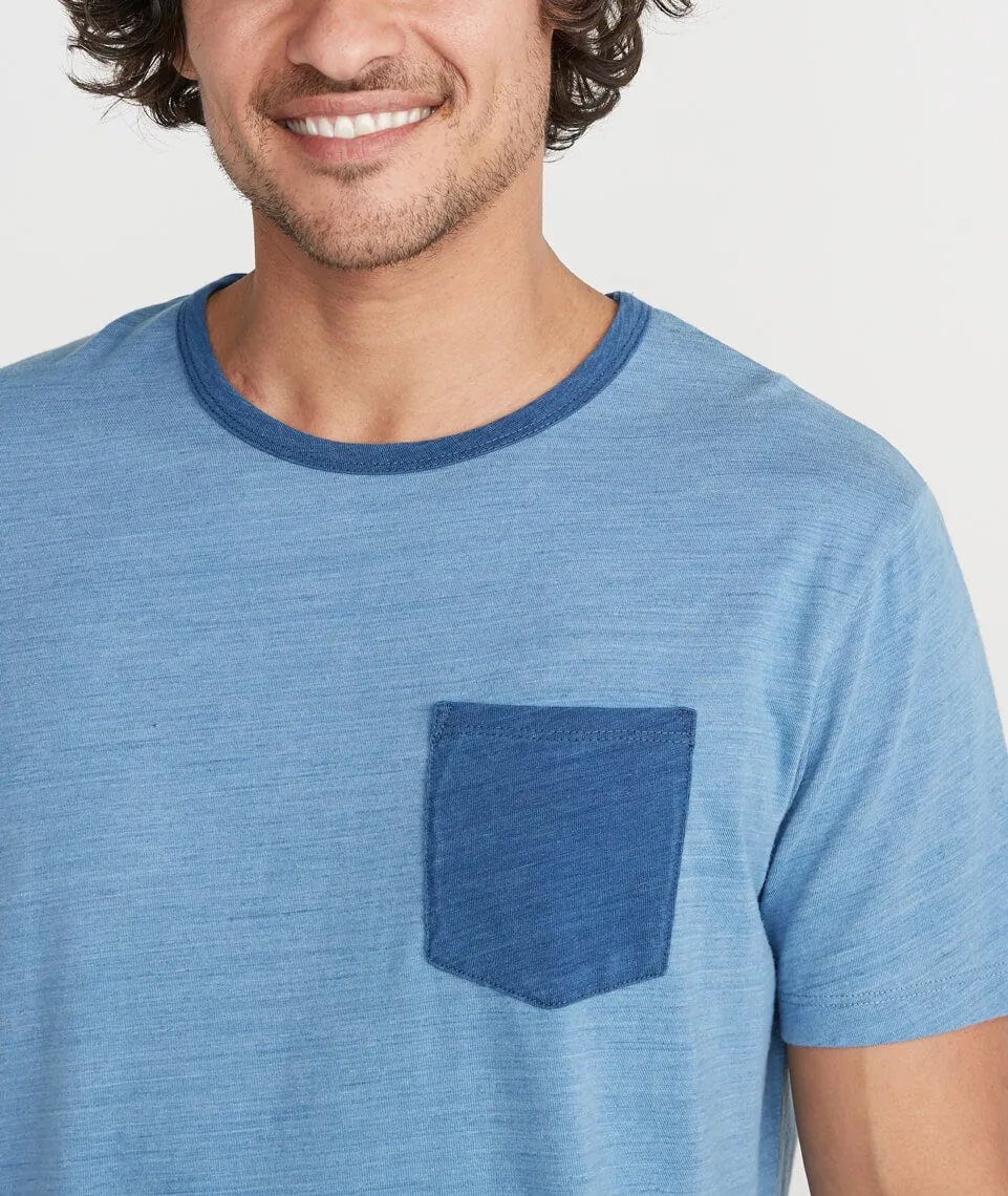 Murphy Indigo Pocket Tee sold by Marine Layer product image thumbnail 4