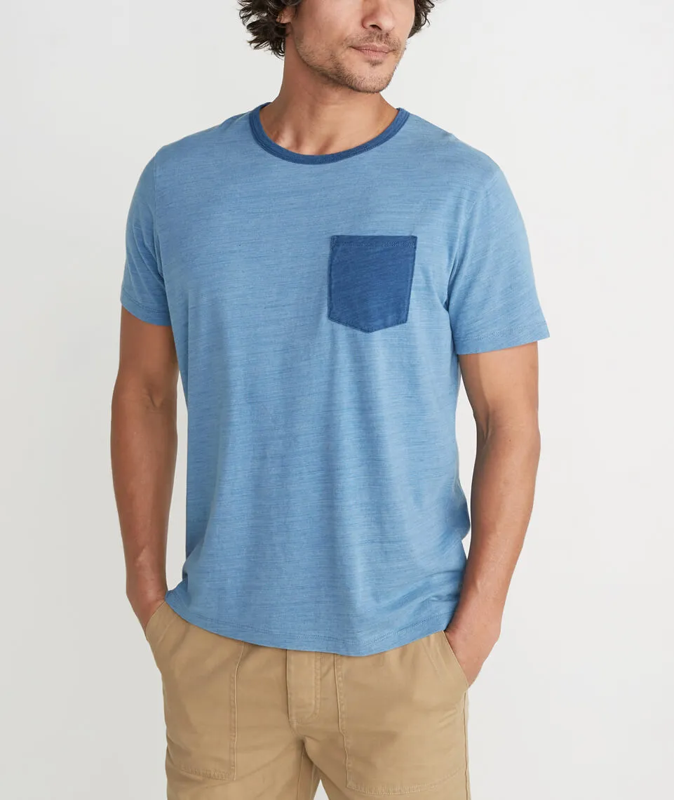 Murphy Indigo Pocket Tee sold by Marine Layer product image thumbnail 2