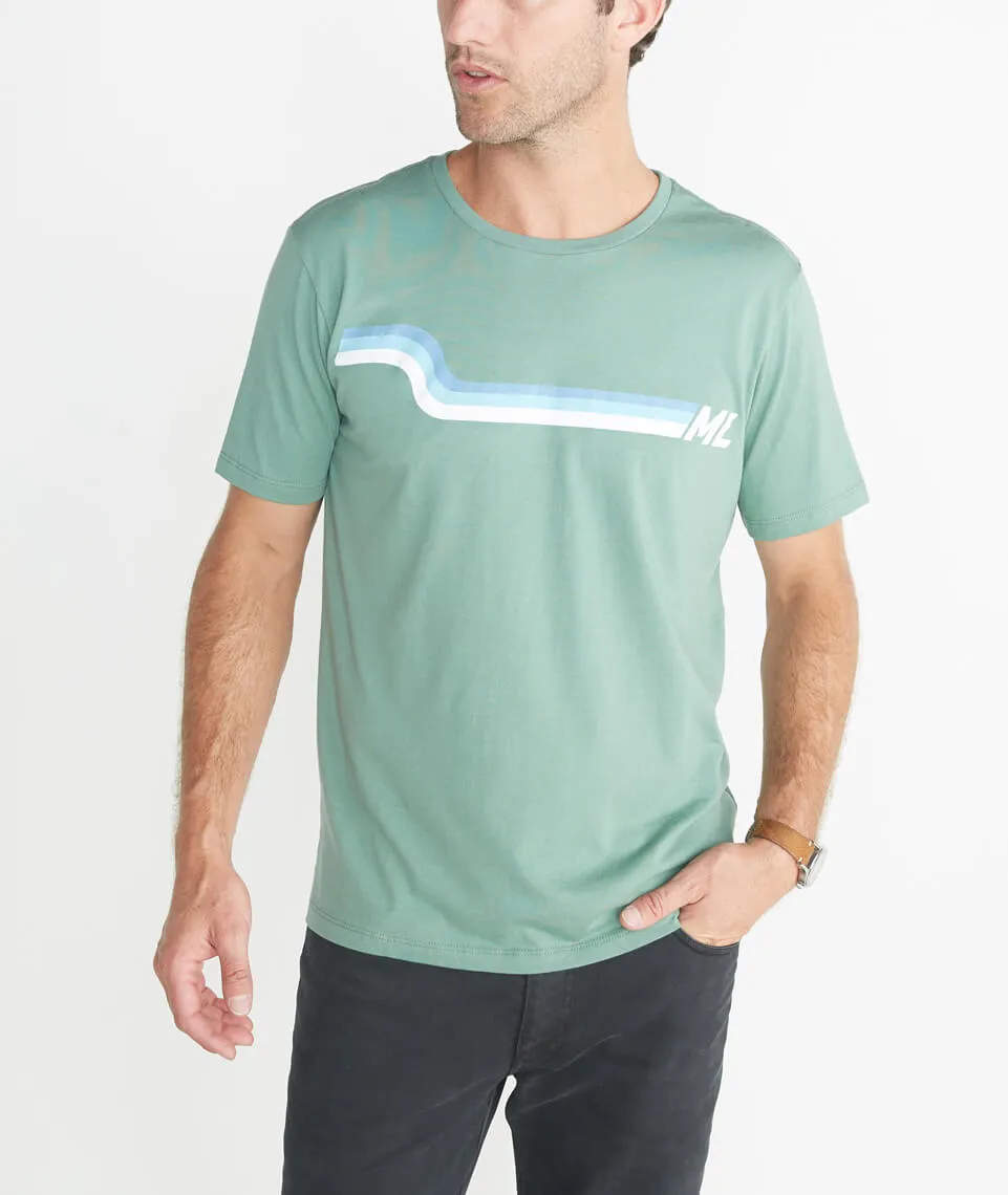 Slow Wave Tee sold by Marine Layer product image thumbnail 2