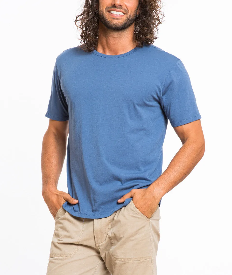 Signature Crewneck - Mid Blue sold by Marine Layer product image thumbnail 3