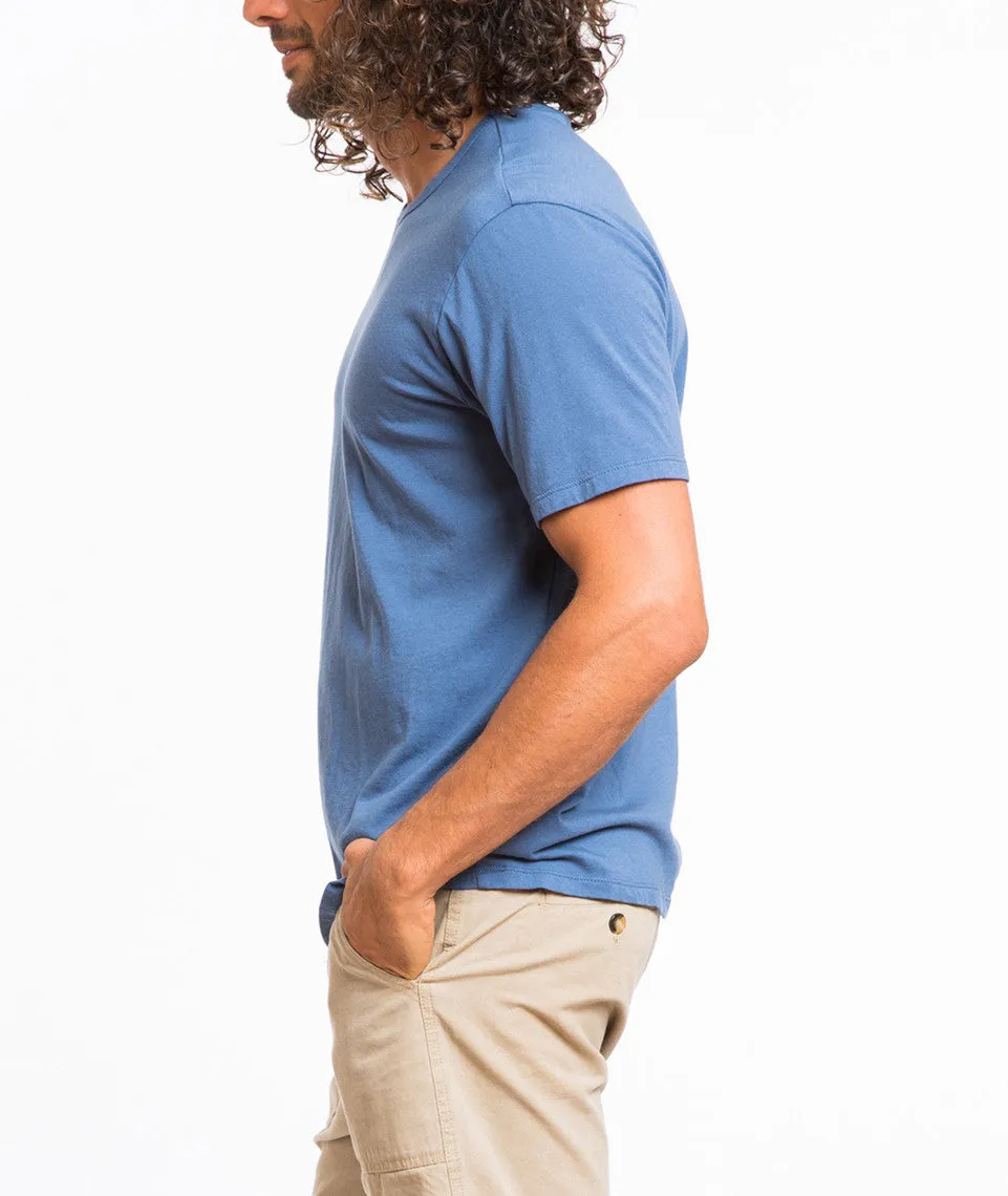 Signature Crewneck - Mid Blue sold by Marine Layer product image thumbnail 2