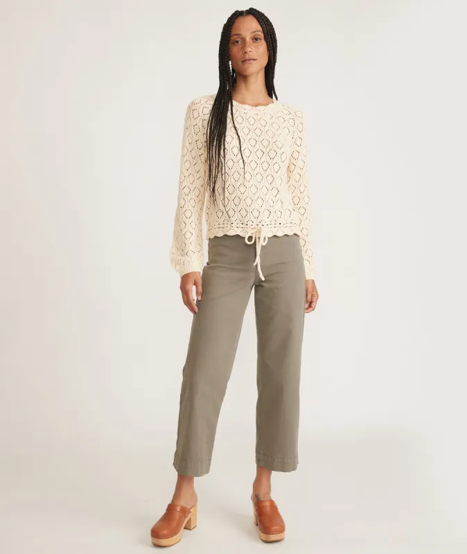Bridget Crop Pant sold by Marine Layer