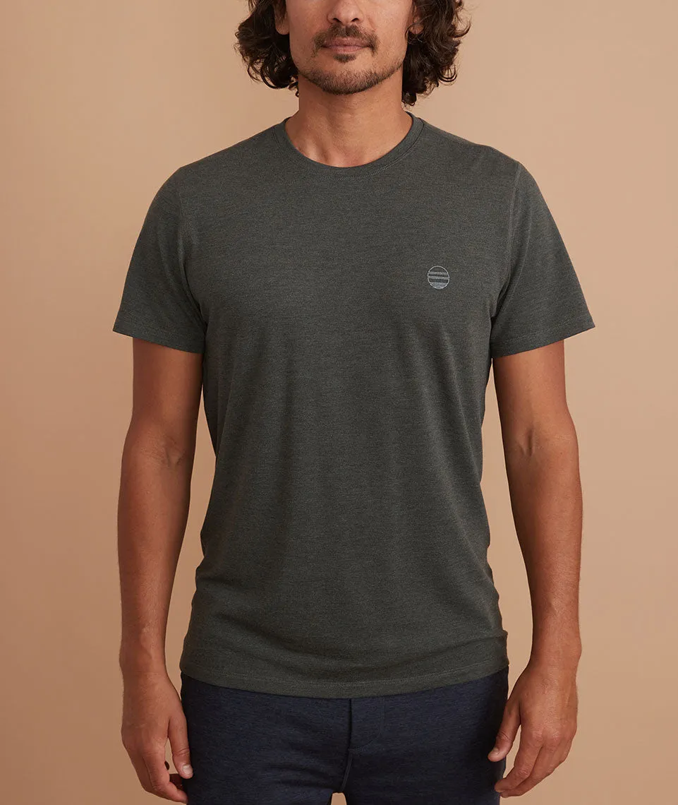 Air Crew Tee in True Black sold by Marine Layer product image thumbnail 2